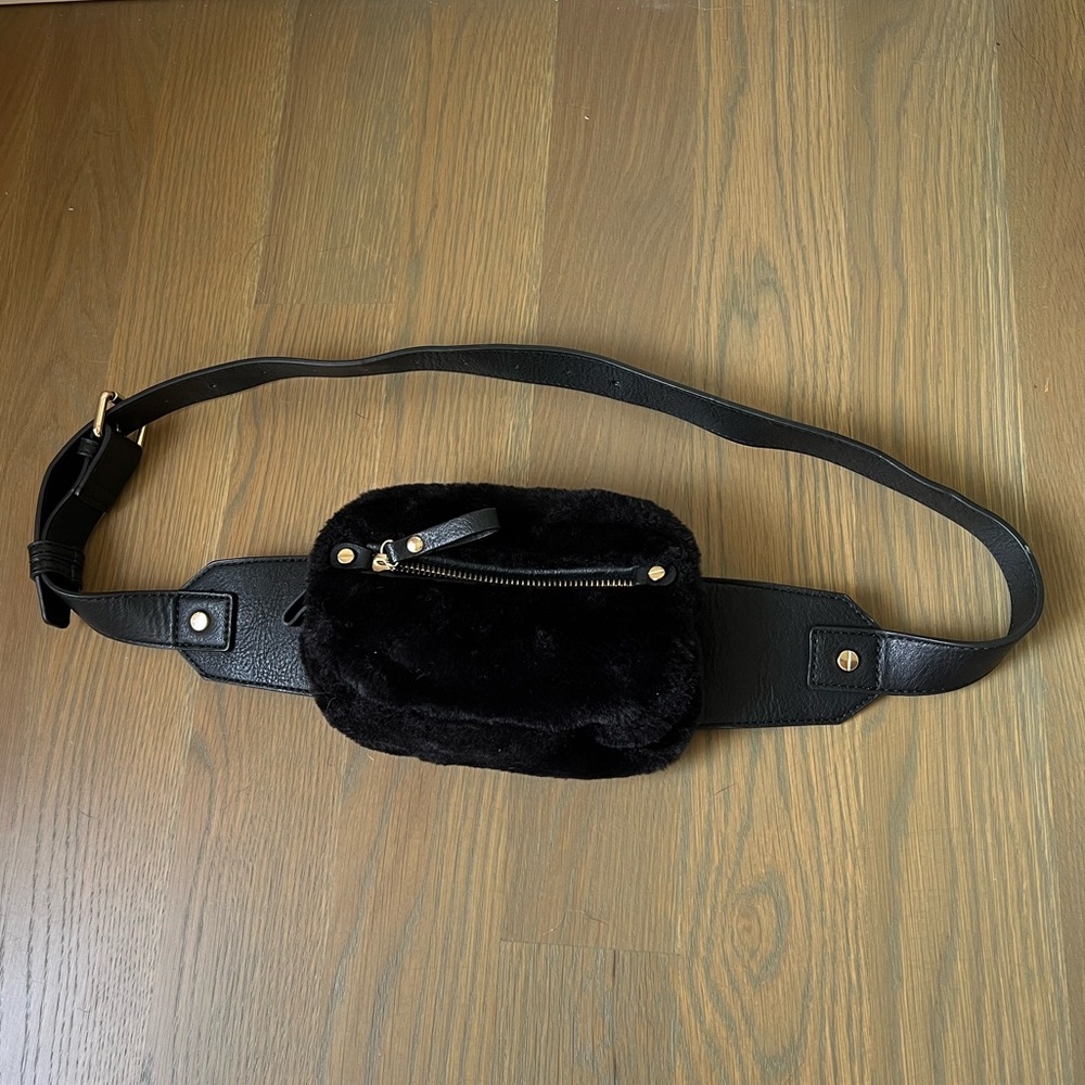 ALDO Faux Fur Belt Bag